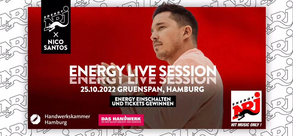 ENERGY LIVE SESSION mit Nico Santos